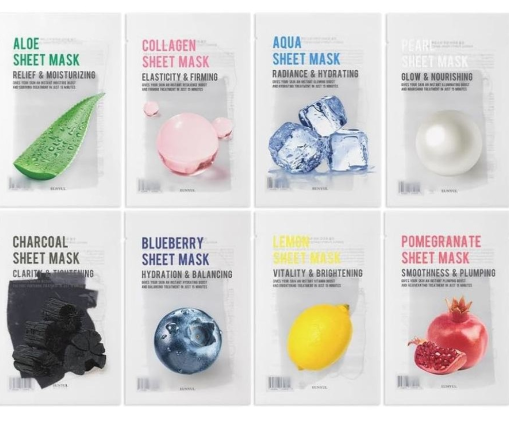 Glow Sheet Mask Set (Eunyul 8 Pack)